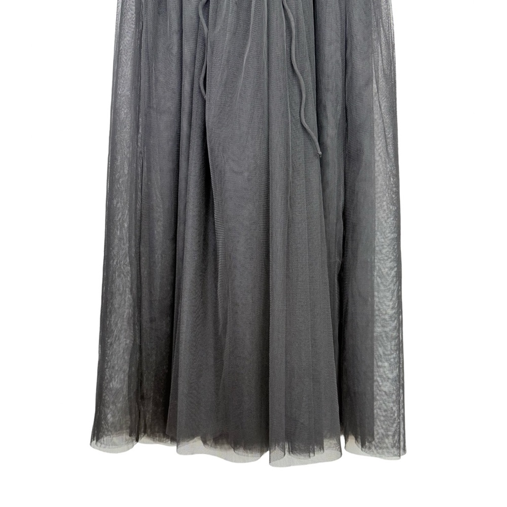 Halara V Neck Backless Mesh Tulle Midi Dress Fairy Balletcore Whimsigoth NWT - Picture 6 of 12